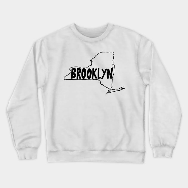 Brooklyn, New York Crewneck Sweatshirt by thefunkysoul